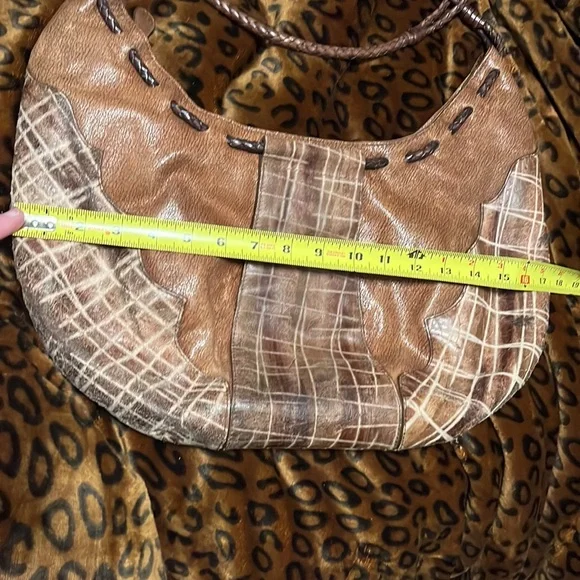 Sondra Roberts Vintage Leather Hobo Bag - Picture 7 of 15